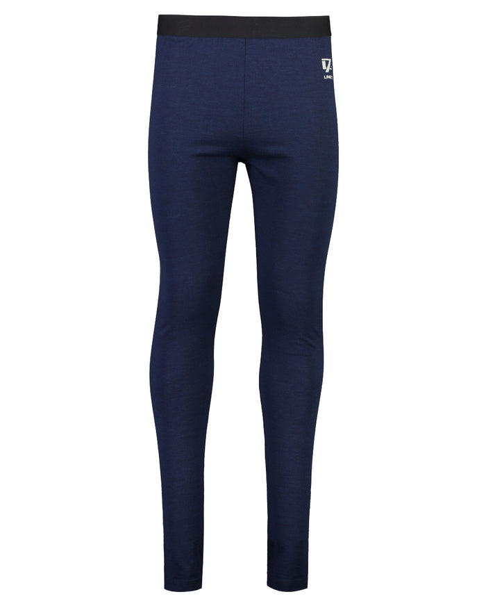 Midnight Coloured Line 7 Merino Leggings on white background #colour_midnight