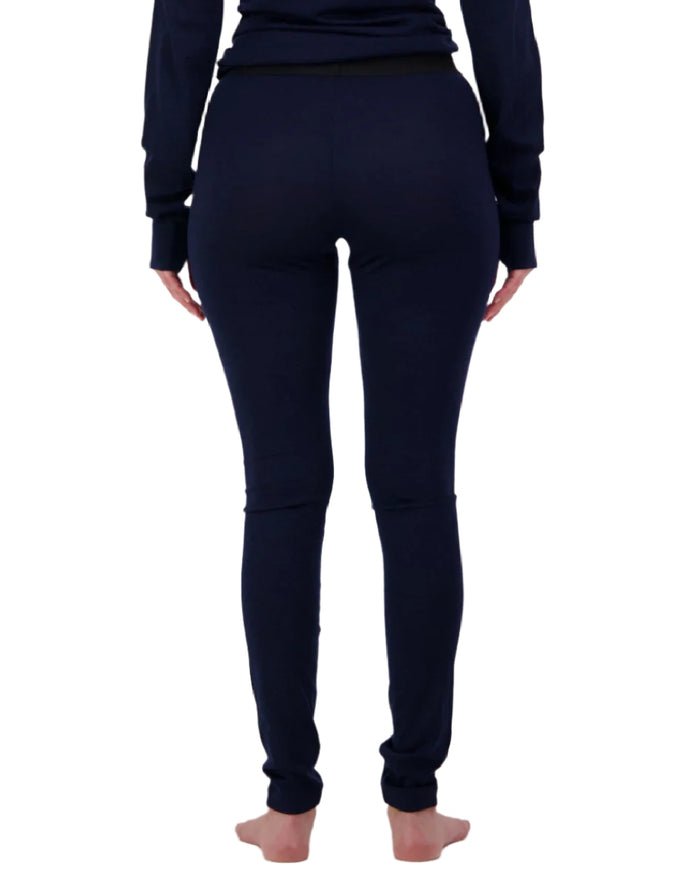 Midnight Coloured Line 7 Merino Leggings on white background #colour_midnight