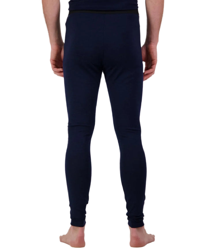 Midnight Coloured Line 7 Merino Leggings on white background #colour_midnight