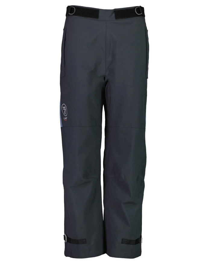 Stormy Weather Ebony Coloured Line 7 Womens Storm Armour10 Waterproof 2 Layer Overtrouser on white background #colour_stormy-weather-ebony