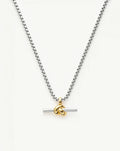 Lucy Williams Chunky Knot T-Bar Necklace | Mixed Metal Necklaces Missoma