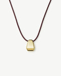Lucy Williams Engravable Arco Cord Necklace | 18ct Gold Plated Necklaces Missoma
