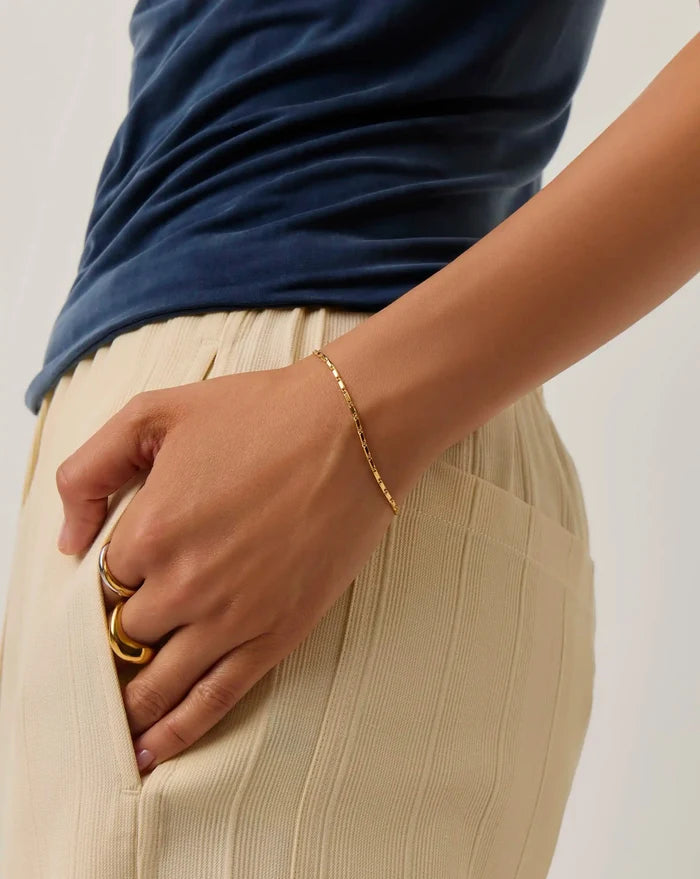 Lucy Williams Horizon Link Chain Bracelet | 18ct Gold Vermeil Bracelets Missoma