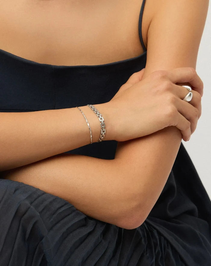 Lucy Williams Horizon Link Chain Bracelet | Sterling Silver Bracelets Missoma