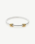 Lucy Williams Knot Hinged Bangle | Mixed Metal Bracelets Missoma