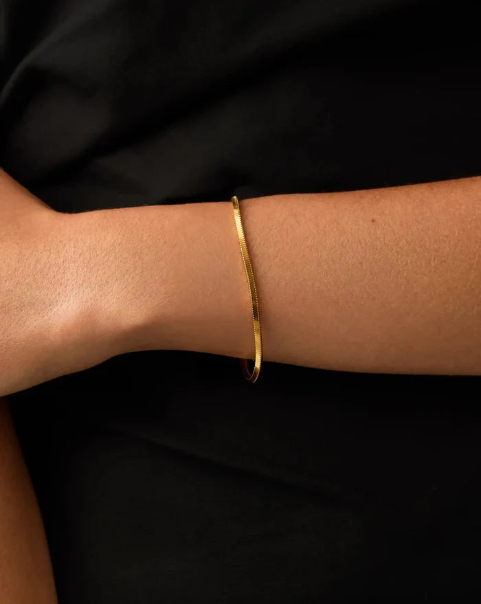 Lucy Williams Square Snake Chain Bracelet Bracelets Missoma