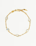 Magma Gemstone Charm Bracelet | 18ct Recycled Gold Vermeil on Recycled Sterling Silver Bracelets Missoma