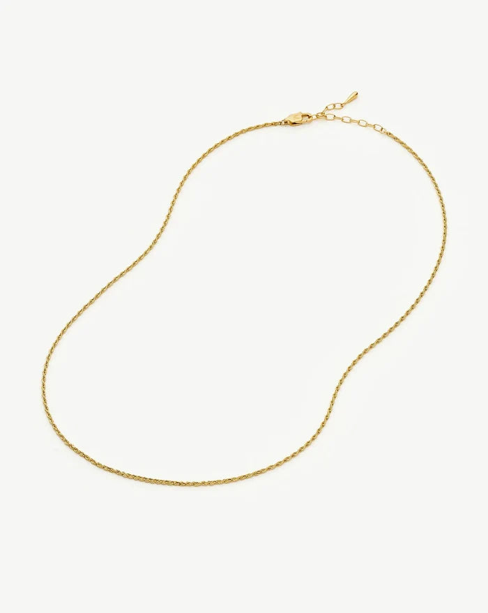 Medium Rope Chain Necklace | 18ct Gold Plated Necklaces Missoma