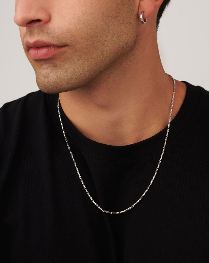 Men's Interlocking Link Chain Necklace | Sterling Silver Necklaces Missoma