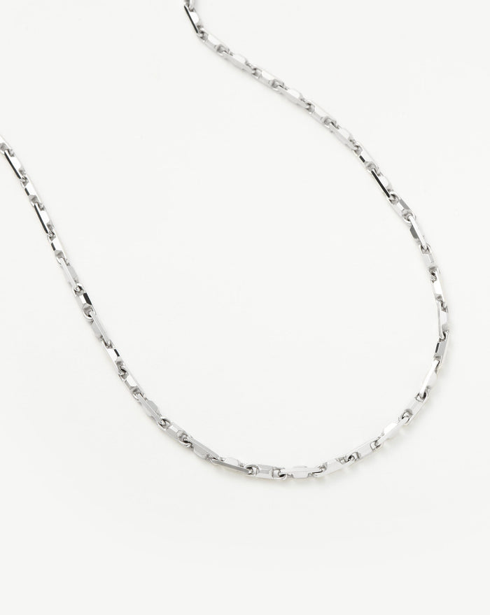 Men's Interlocking Link Chain Necklace | Sterling Silver Necklaces Missoma