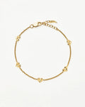 Molten Heart Mini Charm Bracelet | 18ct Gold Vermeil Bracelet Missoma