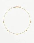 Molten Heart Mini Charm Choker | 18ct Gold Vermeil Necklace Missoma