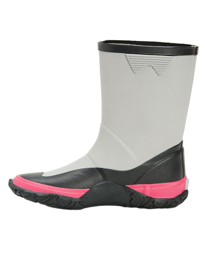 Grey Pink Coloured Muck Boots Childrens Forager Tall Boots on White Background
#colour_grey-pink