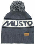 Ombre Blue Coloured Musto Bobble Hat on white background #colour_ombre-blue