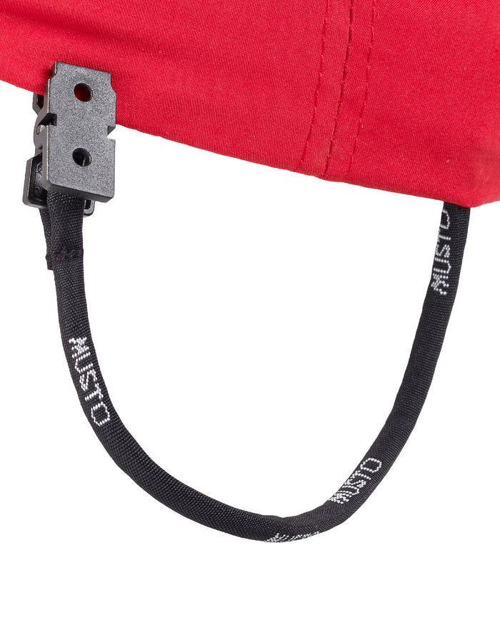 True Red Coloured Musto Corporate Fast Dry Cap On A White Background #colour_true-red