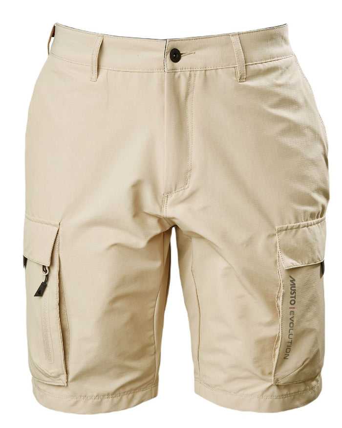 Musto EVO Deck UV Fast Drying Shorts In Light Stone #colour_light-stone