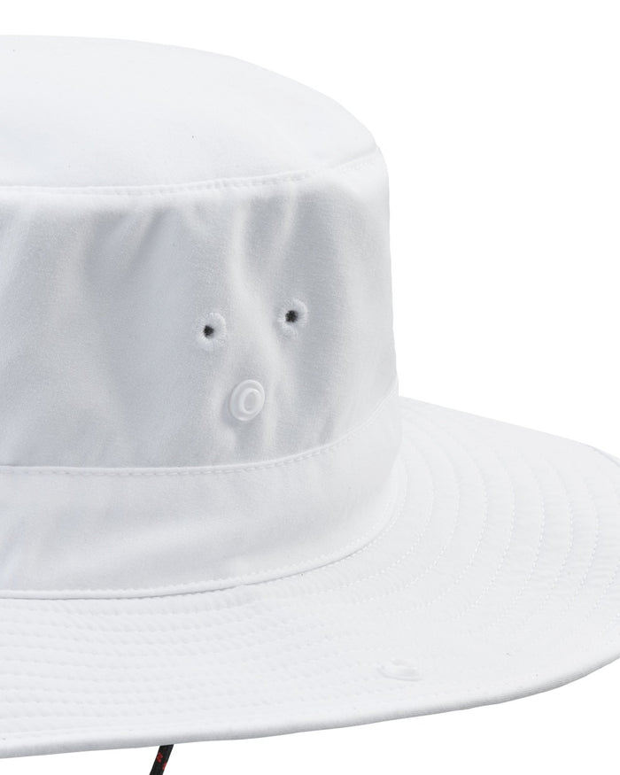 White Coloured Musto Fast Dry Brimmed Hat on White Background
#colour_white