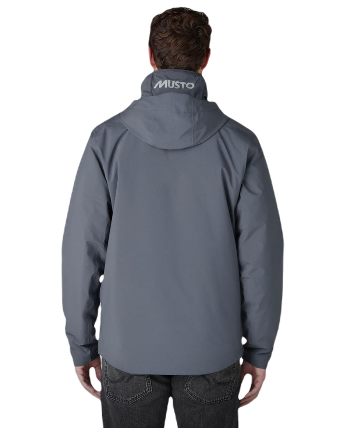 Ombre Blue coloured Musto Mens BR1 Primaloft Midlayer Jacket on white background #colour_ombre-blue