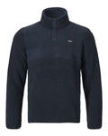 Navy Coloured Musto Mens Cover Deep Pile Fleece Jacket on white background #colour_navy