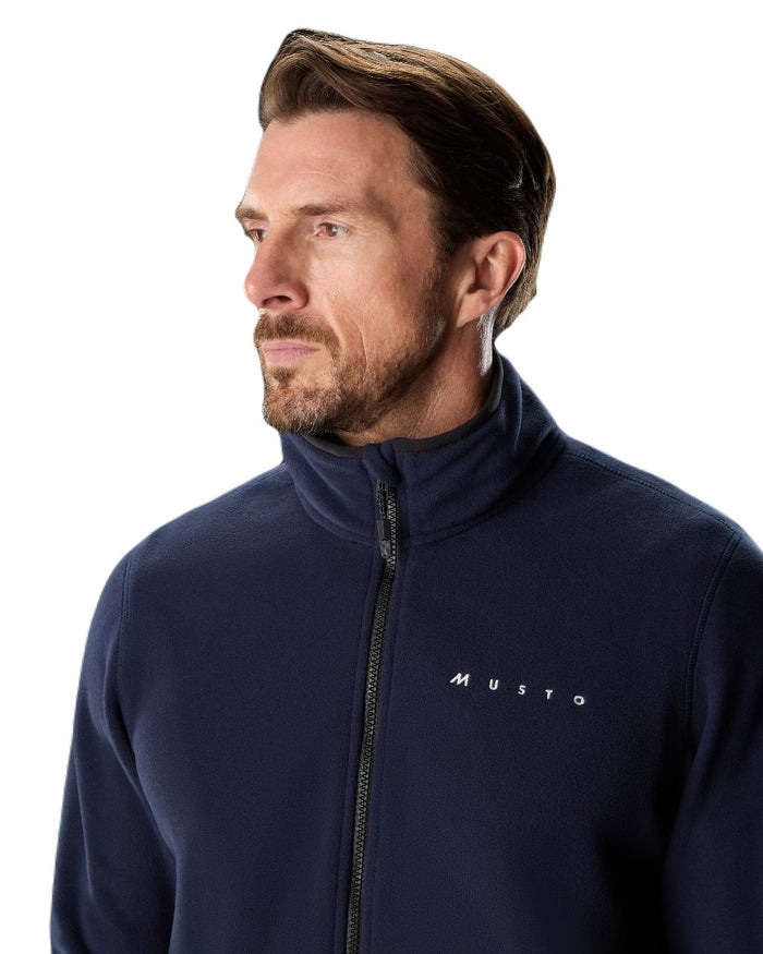 Navy Coloured Musto Mens Evo Polartec 200 Fleece Jacket on White Background
#colour_navy