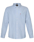 Pale Blue coloured Musto Mens Original Oxford Shirt on white background #colour_pale-blue