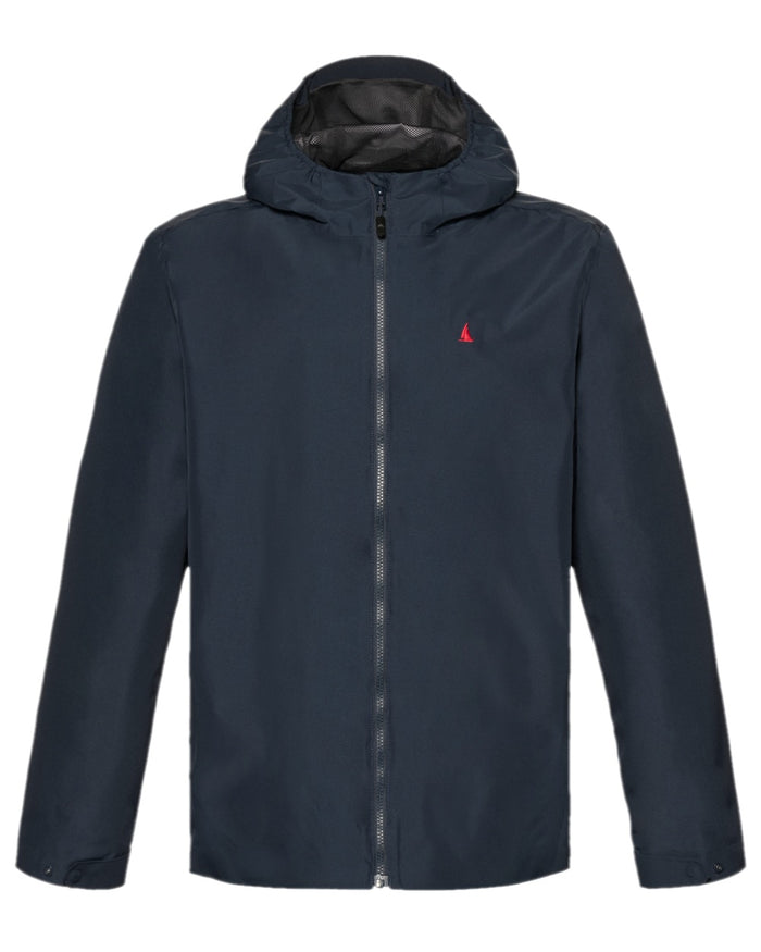 Navy Coloured Musto Mens Original Rain Jacket on white background #colour_navy