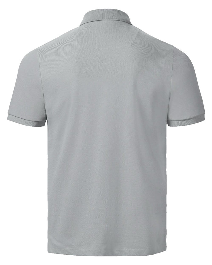 Quarry Coloured Musto Mens Original Short Sleeve Polo Shirt on White Background
#colour_quarry