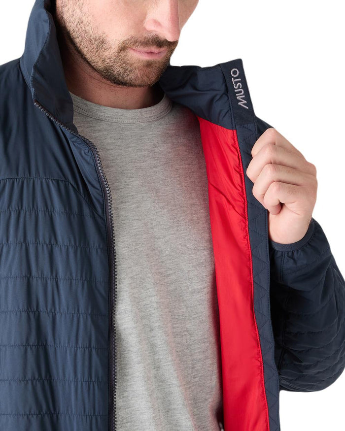 True Navy Coloured Musto Mens Solent Primaloft Insulator Jacket on White Background
#colour_true-navy