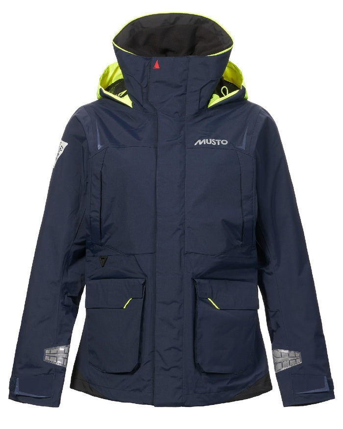 Musto Womens BR1 Channel Jacket in True Navy #colour_true-navy