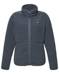 Alpine Frost coloured Musto Womens Cover Deep Pile Fleece Jacket on white background #colour_alpine-frost