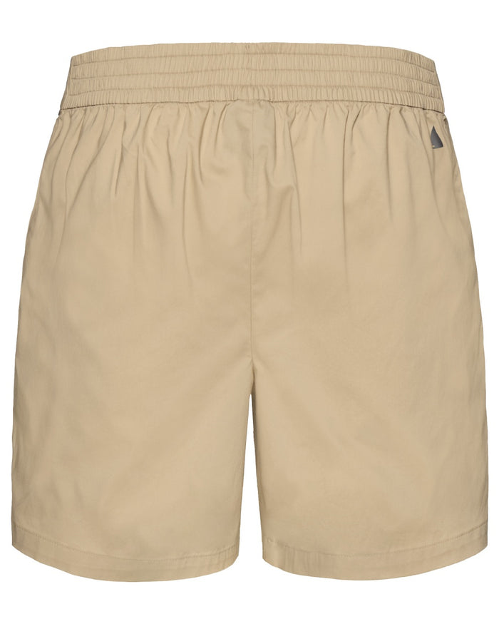 Beige coloured Musto Womens Evo Fast Dry Shorts on white background #colour_beige