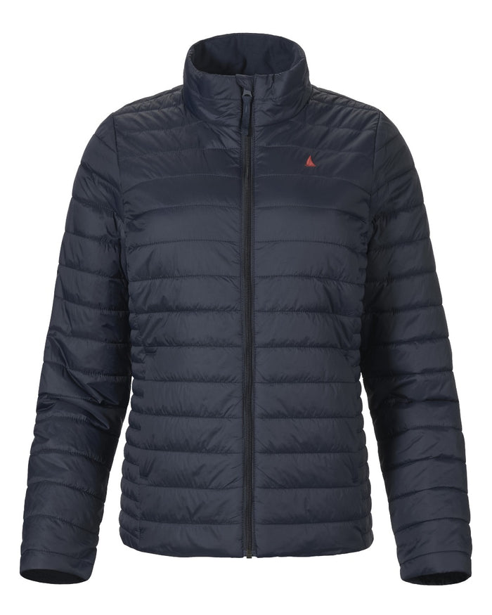 Navy Coloured Musto Womens Original Lite Puffer Jacket on white background #colour_navy