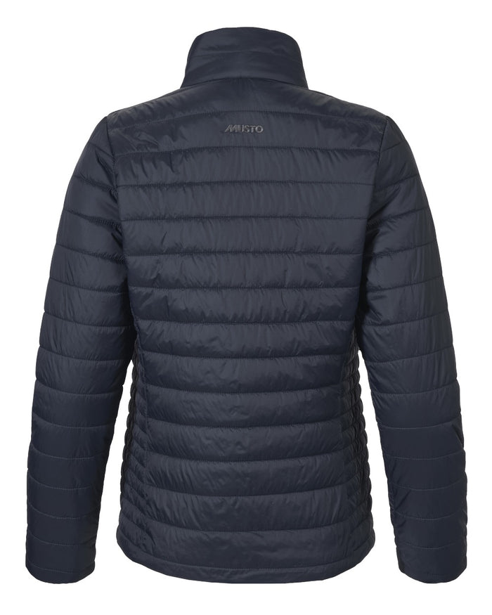 Navy Coloured Musto Womens Original Lite Puffer Jacket on white background #colour_navy