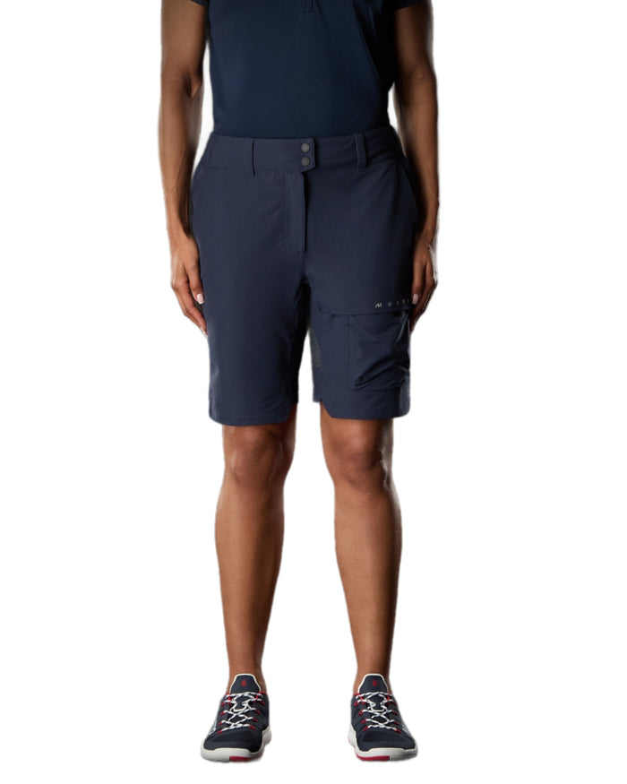 True Navy Coloured Musto Womens Performance Stretch Short on White Background
#colour_true-navy
