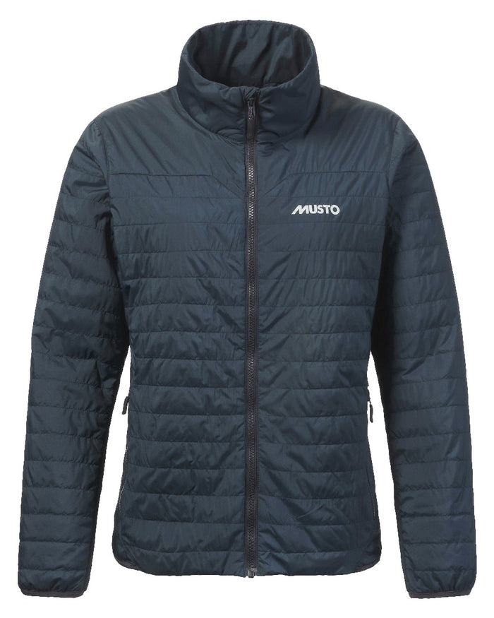 True Navy Coloured Musto Womens Solent Primaloft Insulator Jacket on White Background
#colour_true-navy