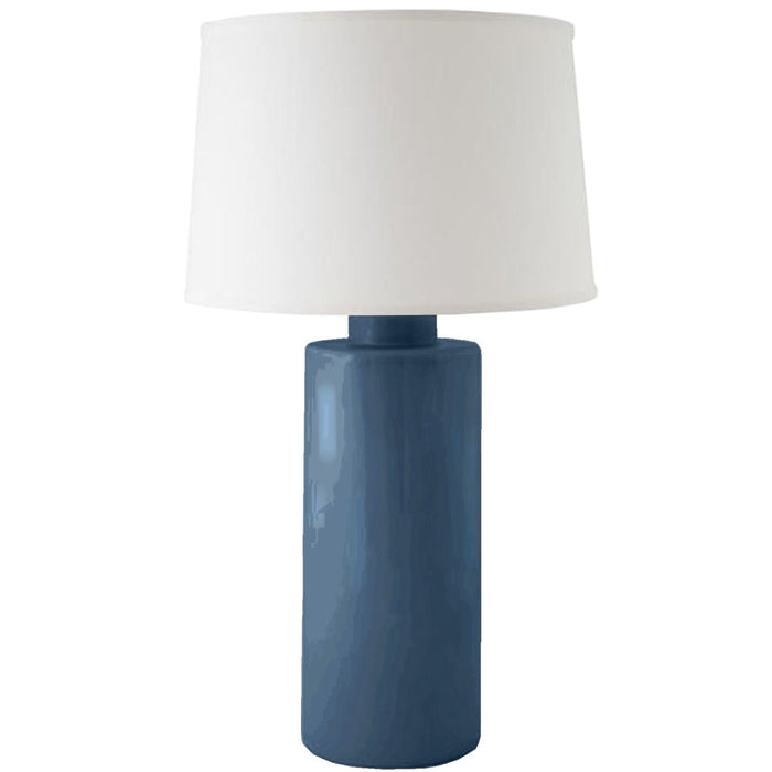 Navy Blue Solid Column Lamp - Liza Pruitt