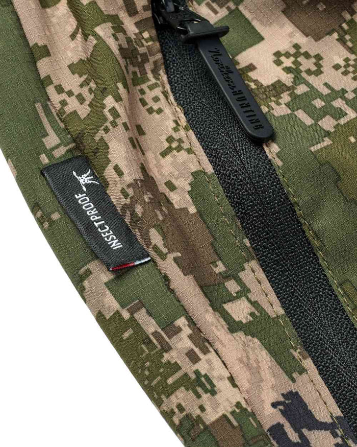Camo coloured Northern Hunting Kjell Balk Tanatex Hunting Trousers on white background #colour_camo