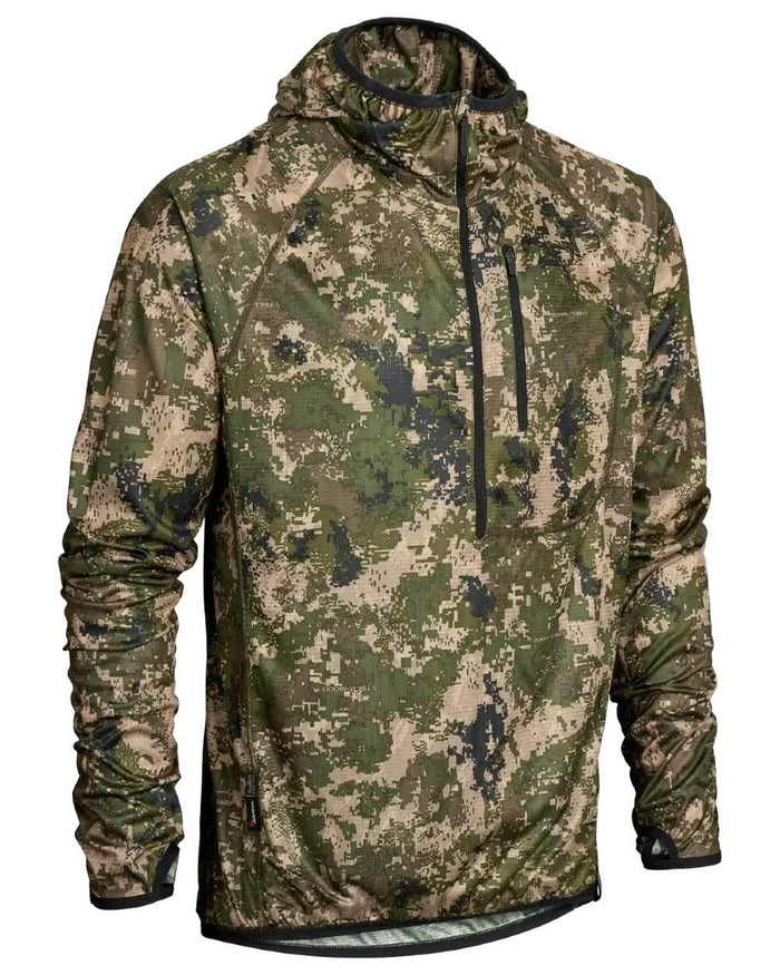 Camo coloured Northern Hunting Mens Arild Tanatex Ultra Lightweight Hunting Jacket on white background #colour_camo