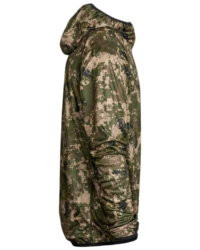 Camo coloured Northern Hunting Mens Arild Tanatex Ultra Lightweight Hunting Jacket on white background #colour_camo