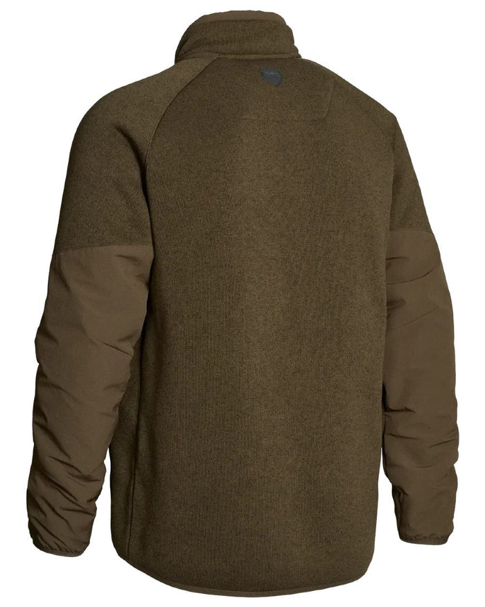 Green coloured Northern Hunting Mens Helge Fleece Jacket on white background #colour_green