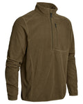 Green coloured Northern Hunting Mens Kettil 1000 Lightweight Fleece on white background #colour_green