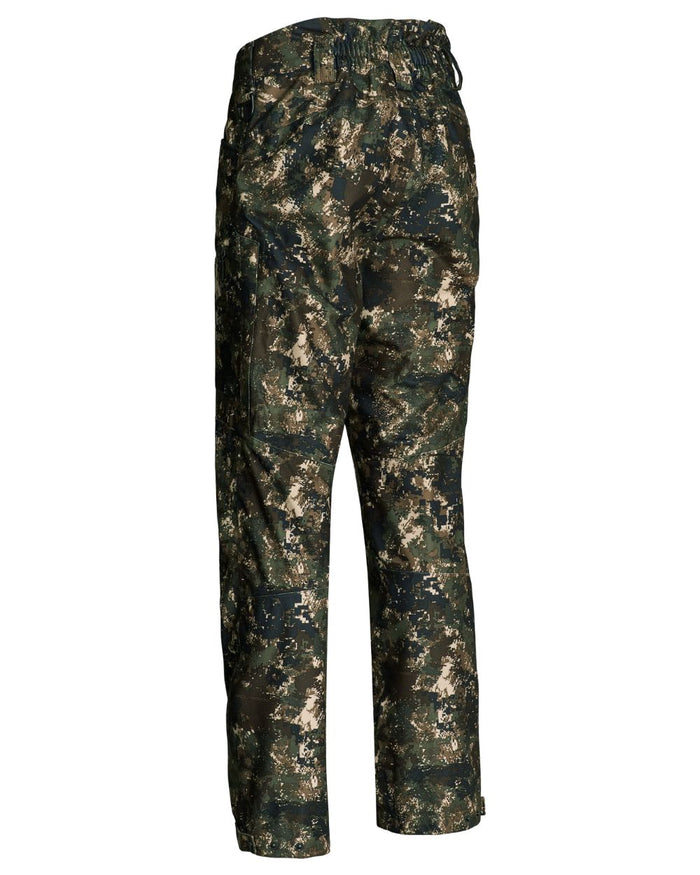 Camo coloured Northern Hunting Mens Skjold Arn G2 Waterproof Hunting Trousers on white background #colour_camo