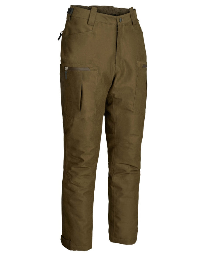 Dark Green coloured Northern Hunting Mens Thor Balder Waterproof Hunting Trousers on white background #colour_dark-green