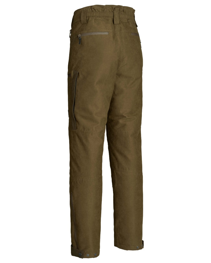 Dark Green coloured Northern Hunting Mens Thor Balder Waterproof Hunting Trousers on white background #colour_dark-green