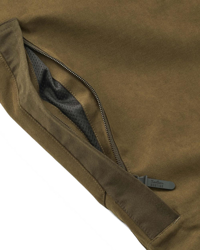 Dark Green coloured Northern Hunting Mens Thor Balder Waterproof Hunting Trousers on white background #colour_dark-green