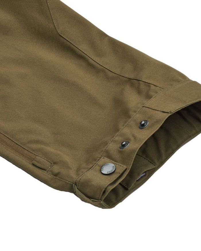 Olive coloured Northern Hunting Mens Trond Pro Outdoor Trousers on white background #colour_olive