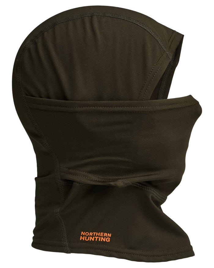 Dark Green coloured Northern Hunting Olaf Fleece Balaclava on white background #colour_dark-green