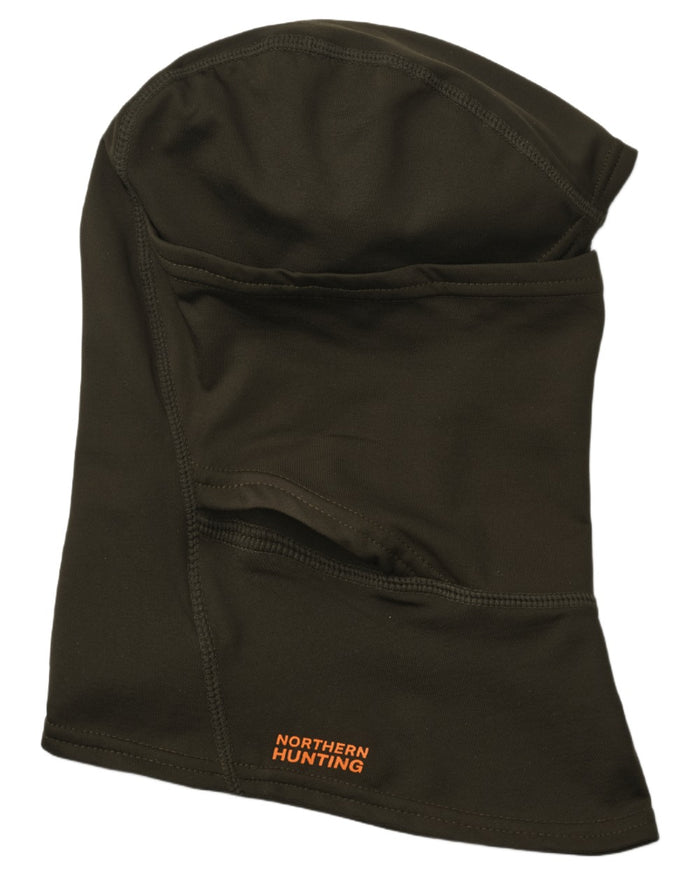 Dark Green coloured Northern Hunting Olaf Fleece Balaclava on white background #colour_dark-green