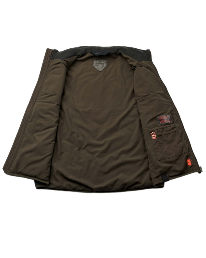 Dark Green coloured Northern Hunting Reidar Heat Vest on white background #colour_dark-green