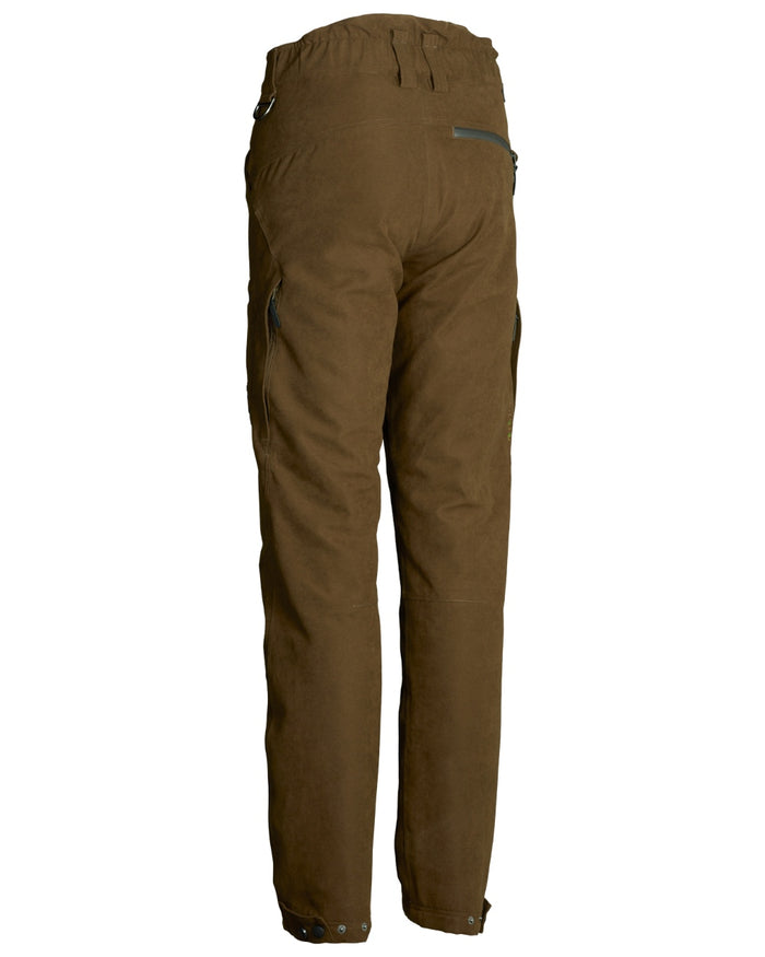 Green coloured Northern Hunting Womens Elk Svana Hunting Trousers on white background #colour_green